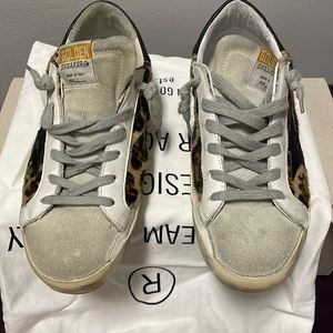 Golden Goose leopard sneakers